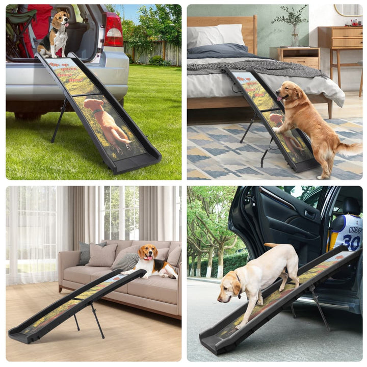 Coziwow 61″L Foldable Dog Ramp Patterned-CW12T0715