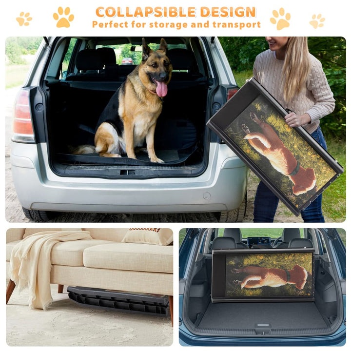 Coziwow 61″L Foldable Dog Ramp Patterned-CW12T0715 Details