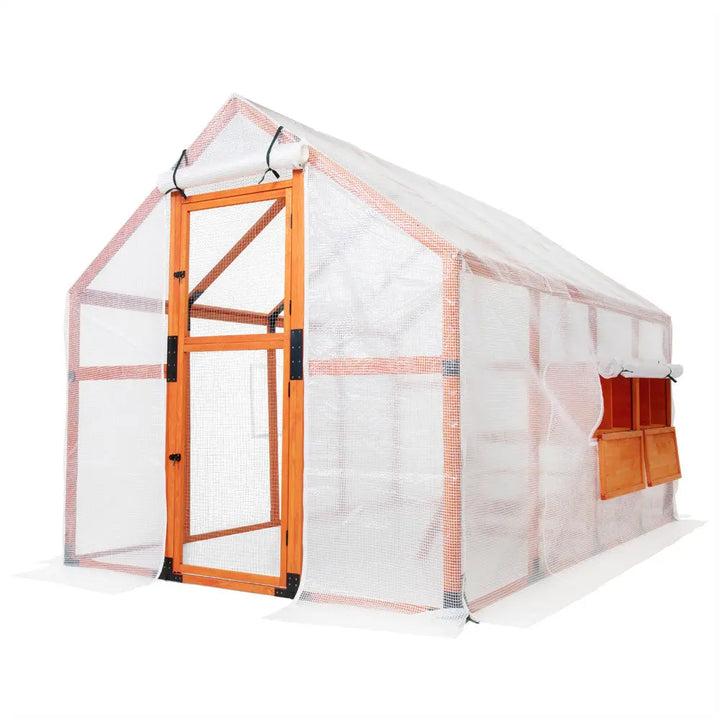 Coziwow 107"L Super-Large Outdoor Wooden Chicken Coop Coziwow