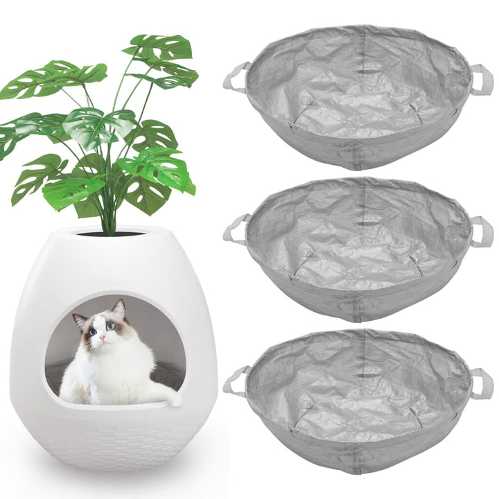 Coziwow Replacement Liners for Eggloa6 Cat Litter Box 3PCS-CW12U0680