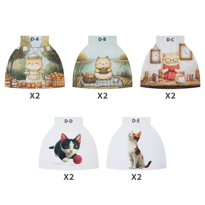 Coziwow Corrugated Cat Scratcher with Multiple Patterns & Replaceable Core Coziwow