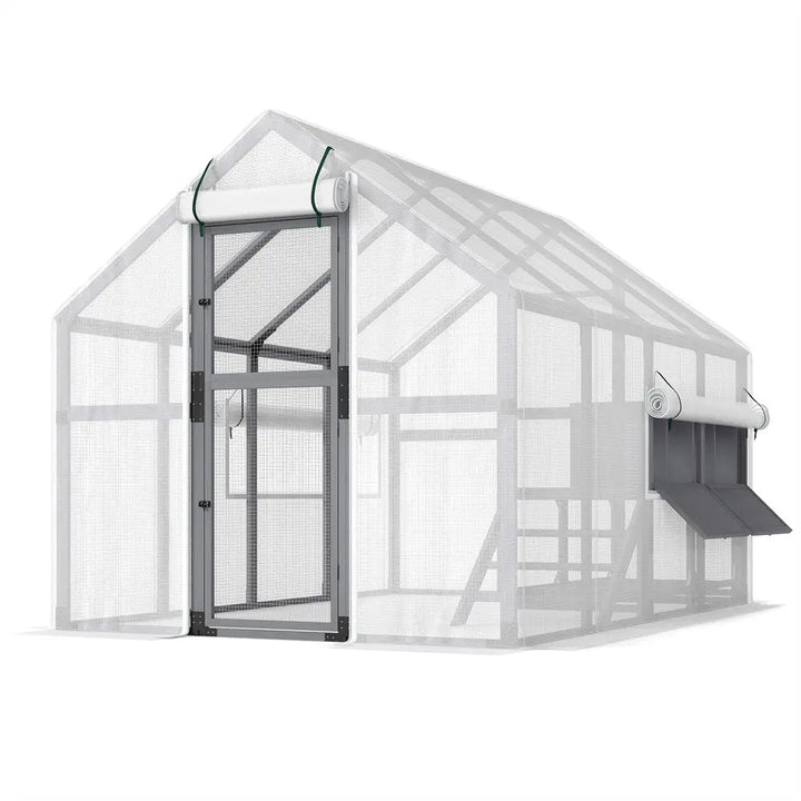 Coziwow 107"L Super-Large Outdoor Wooden Chicken Coop Coziwow