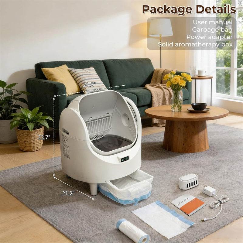 Coziwow P2 WiFi App Controlled Smart Cat Litter Box