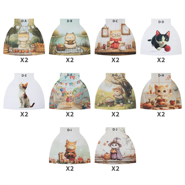 Coziwow Corrugated Cat Scratcher with Multiple Patterns & Replaceable Core Coziwow