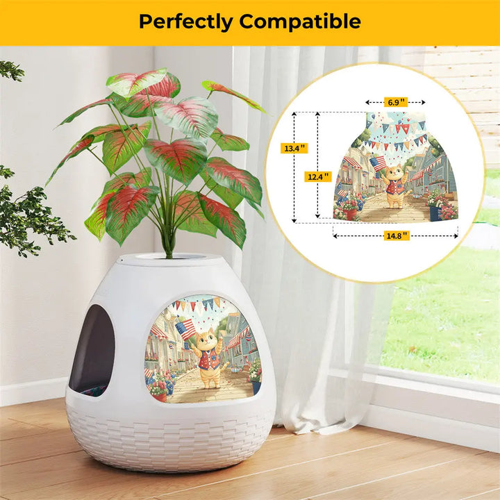 Coziwow Corrugated Cat Scratcher with Multiple Patterns & Replaceable Core Coziwow