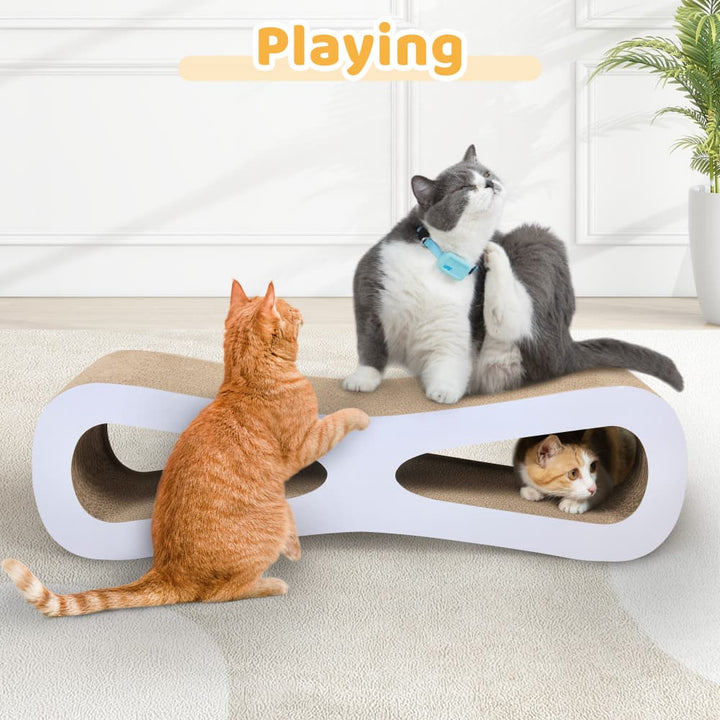 Coziwow 8-Shaped Cat Scratcher Lounge Bed-CW12X0322