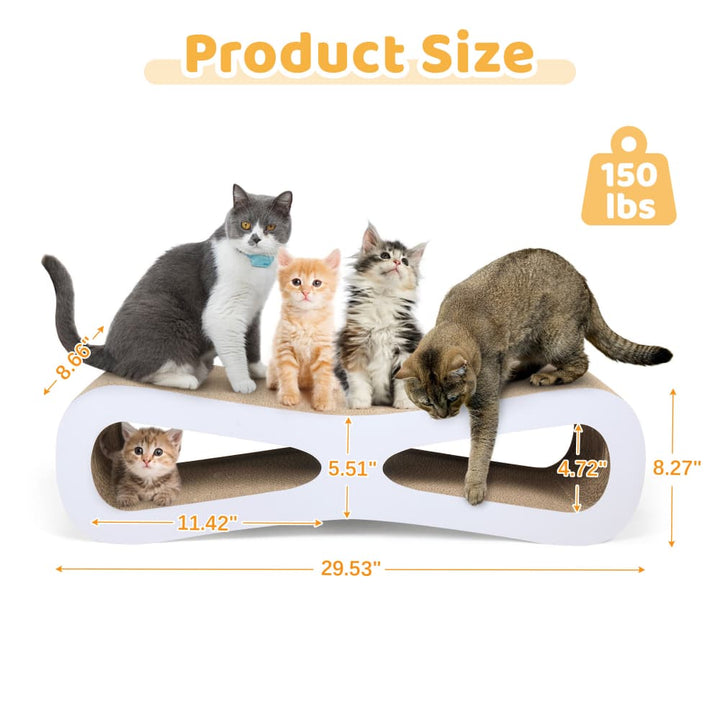 Coziwow 8-Shaped Cat Scratcher Lounge Bed-CW12X0322