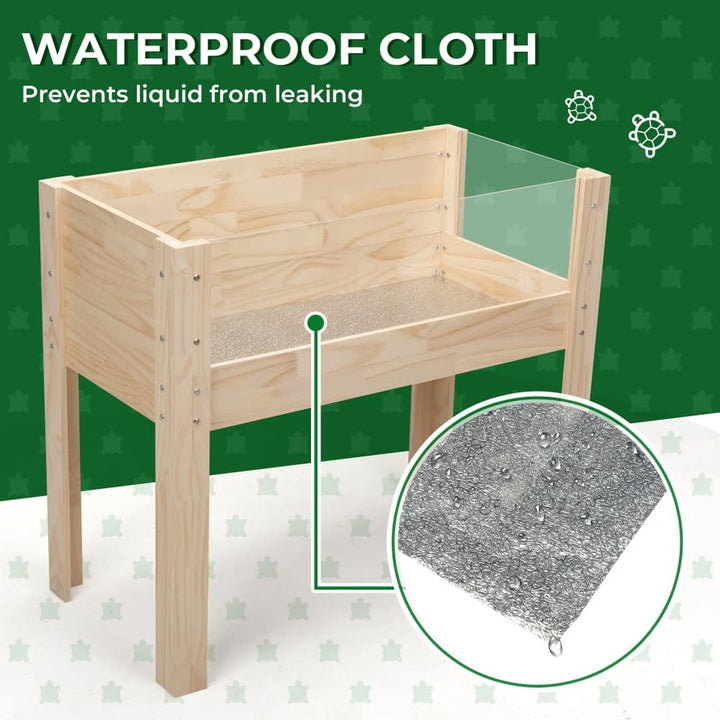 Coziwow 38''L Wooden Tortoise Habitat Indoor-CW12X0538