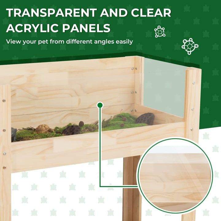 Coziwow 38''L Wooden Tortoise Habitat Indoor-CW12X0538