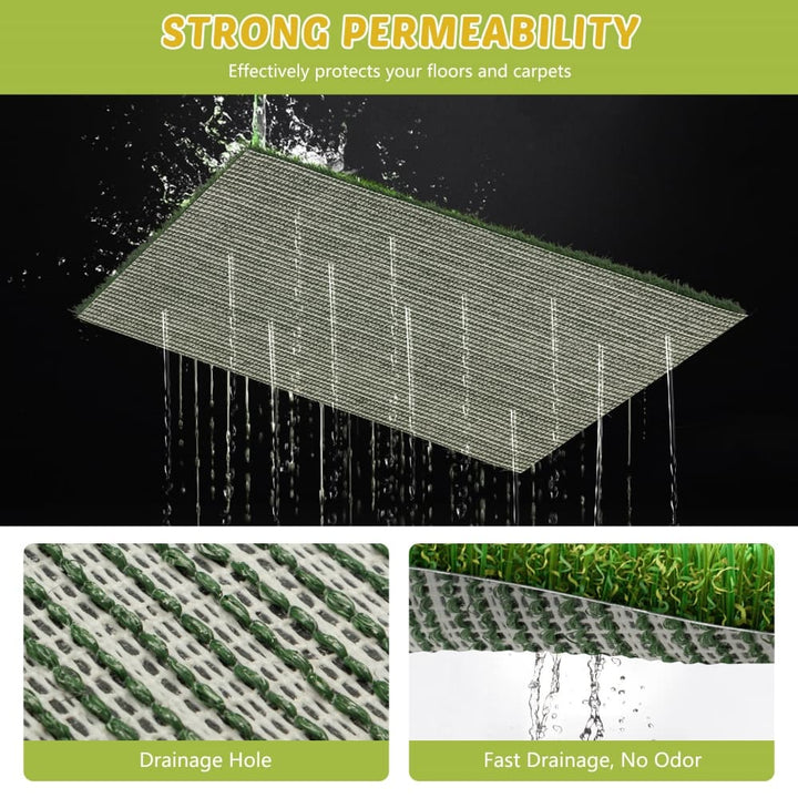 Coziwow 30"×20" Artificial Grass Pee Pad for Dogs-CW12Y0611