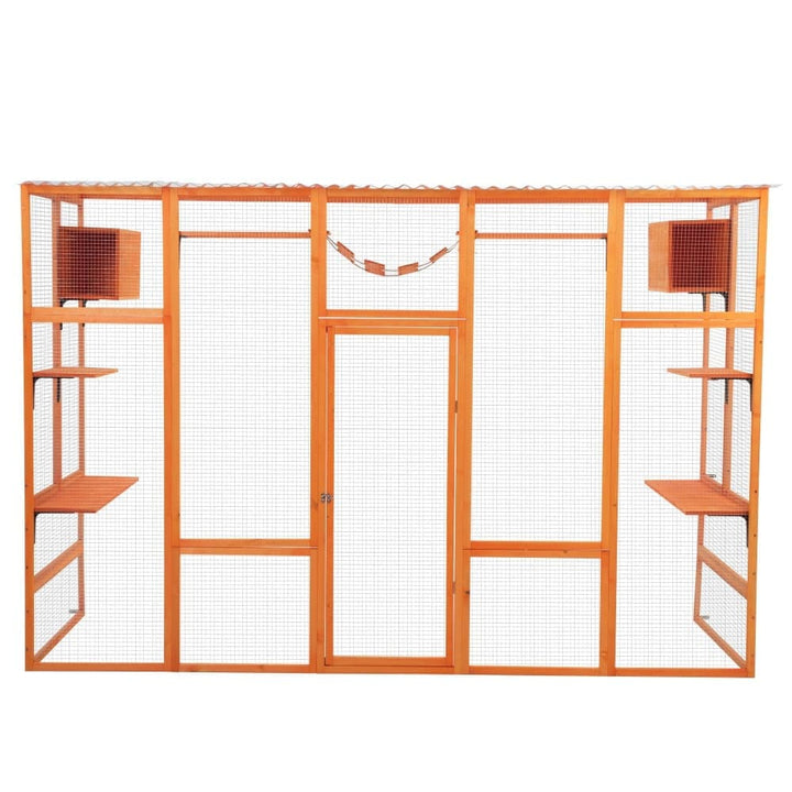Coziwow 104″L 3-Side Extra Large Catio Orange-CW12Y0629