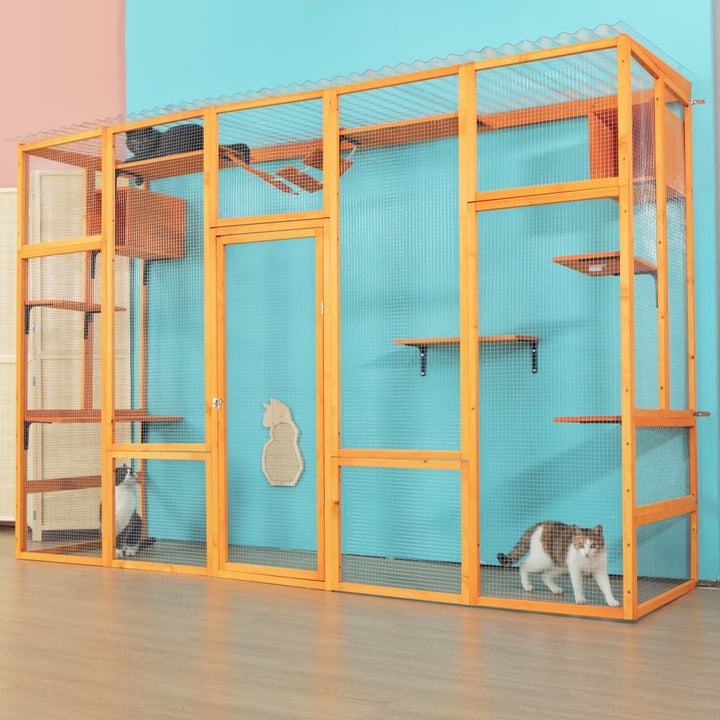 Coziwow 104″L 3-Side Extra Large Catio Orange-CW12Y0629
