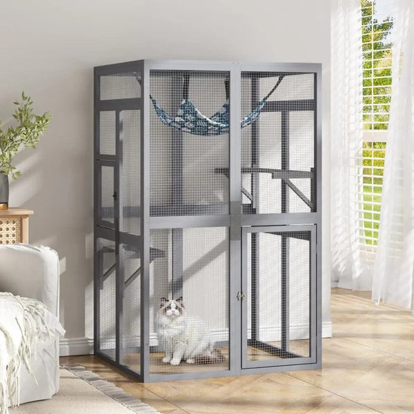 Coziwow Enclosures & Cages Coziwow 39″L Wooden Outdoor Cat Catio