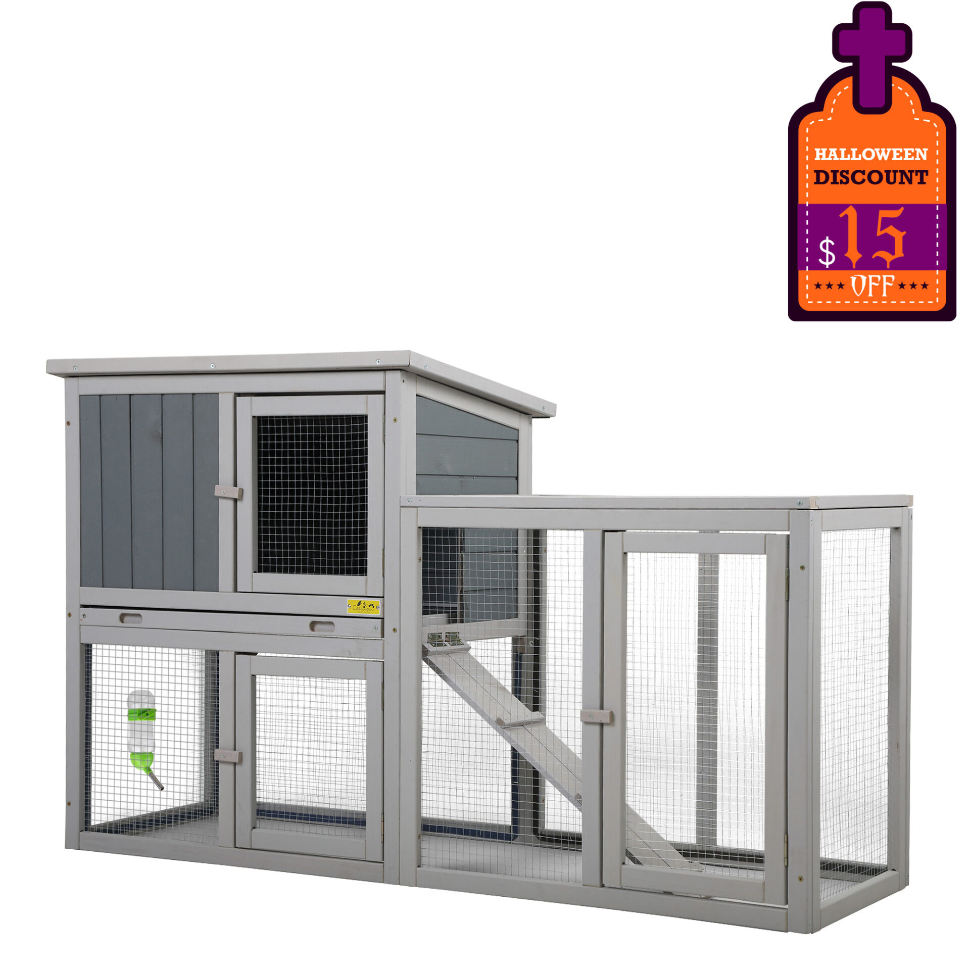 Air conditioned rabbit hutch best sale