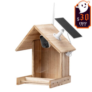 Bird Feeder with 1080P HD Camera, Solar Powered, Auto Capture Bird Motion Detection, Live View CW12E0632 Halloween15