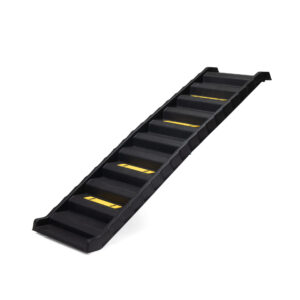 61"L Portable Folding Dog Ramp, High Traction Pet Stairs with Non-Slip Rubber Pad and Feet, Black CW12E0560 7 Dog Supplies