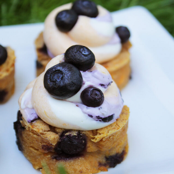 Blueberry & Sweet Potato Pupcakes