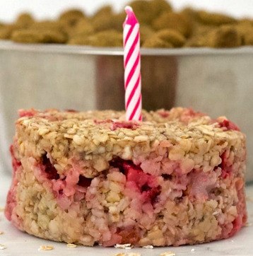 Strawberry Banana Oatmeal Pupcakes 1 Recipe